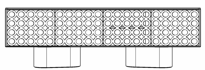 Circum A 003 Sideboard / size 240 cm X 50 cm X 79 cm - al2